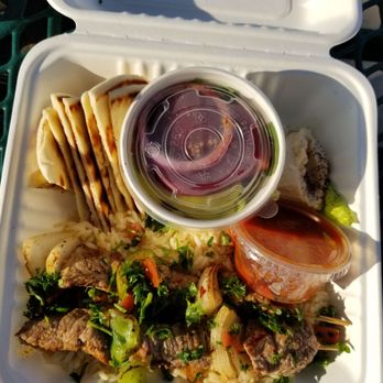 Mad Pita Express - Beef kabob platter - Middle Eastern Near Me - St George, Utah Mad Pita Express - Beef kabob platter - Middle Eastern Near Me - St George, Utah