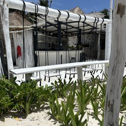 Coco Tulum Hotel - Swings and the bar area