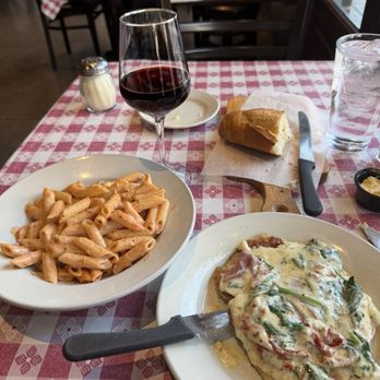Nico's Little Italy - Tuscan Chicken with Pink Vodka sauce over Penne - Italian Near Me - Manhattan, Kansas Nico's Little Italy - Tuscan Chicken with Pink Vodka sauce over Penne - Italian Near Me - Manhattan, Kansas