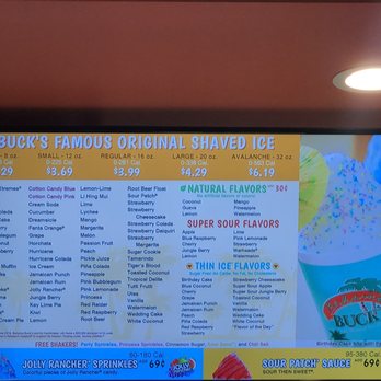 Bahama Buck's - Provo - Picture of all the snowcone syrups - Shaved Ice Near Me - Provo, Utah Bahama Buck's - Provo - Picture of all the snowcone syrups - Shaved Ice Near Me - Provo, Utah