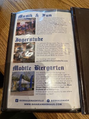 Menu photo 1 Bavarian Bierhaus Nashville, TN