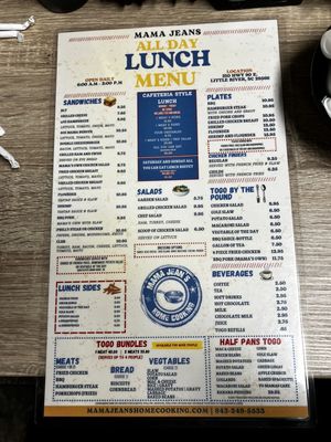 Menu photo 2 Mama Jean's Little River, SC Menu photo 2 Mama Jean's Little River, SC