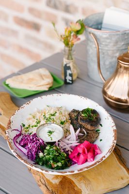 Photo of Craft Pita - Houston, TX, US. Beef rice bowl