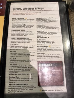 Menu photo 7 Broadway Bar & Grill Central Nepean, ON