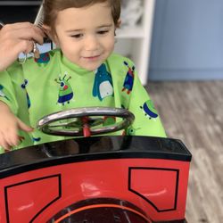 Savvas Barbershop - 2yr old hair cut was a success!