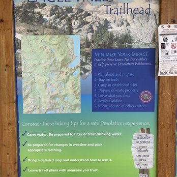 Eagle Falls Trailhead - To get to Upper Eagle Falls...it was a 1/3 mile hike...honestly, just boring and nothing to see. - Hiking Near Me - South Lake Tahoe, California