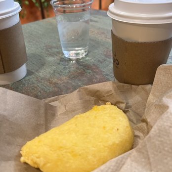 Pueblo Querido - Cheese empanada and cappuccino - Coffee Roasteries Near Me - Brooklyn, New York Pueblo Querido - Cheese empanada and cappuccino - Coffee Roasteries Near Me - Brooklyn, New York