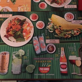 Pho Hanoi - Menu 9/17 - Vietnamese Near Me - Copenhagen, 84 Pho Hanoi - Menu 9/17 - Vietnamese Near Me - Copenhagen, 84
