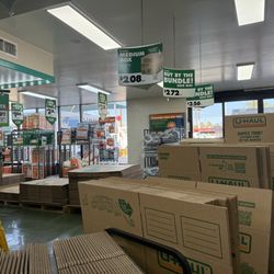 Inside - tons of moving supplies