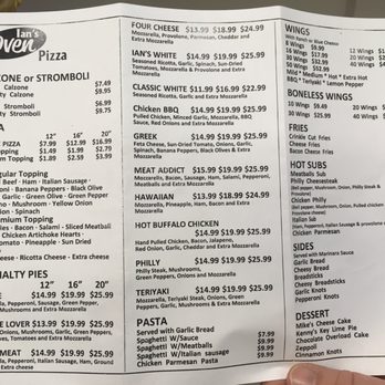 Ian's Oven Pizza - Takeout menu - Pizza Near Me - Hiram, Georgia Ian's Oven Pizza - Takeout menu - Pizza Near Me - Hiram, Georgia