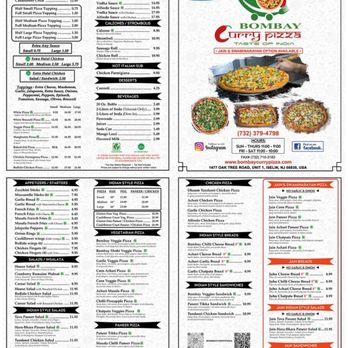 Bombay Curry Pizza - menu and prices - Pizza Near Me - Iselin, New Jersey Bombay Curry Pizza - menu and prices - Pizza Near Me - Iselin, New Jersey