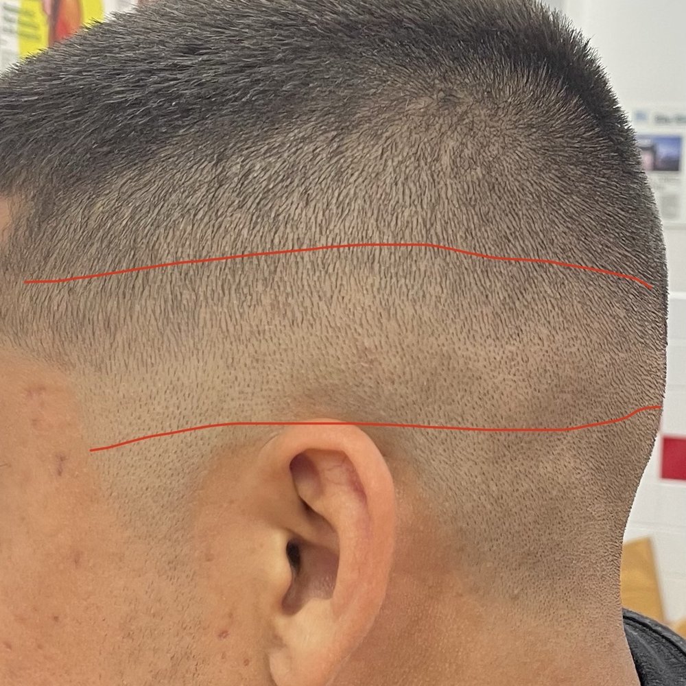 Social Barbershop - Asked for a mid fade - Barbers Near Me - Northridge, California