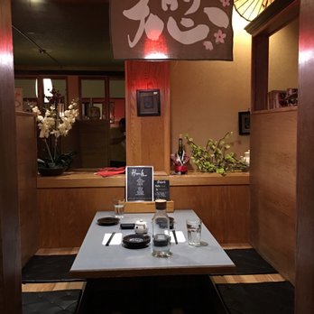 Dono Sushi - A dining booth - Sushi Bars Near Me - Lethbridge, Alberta