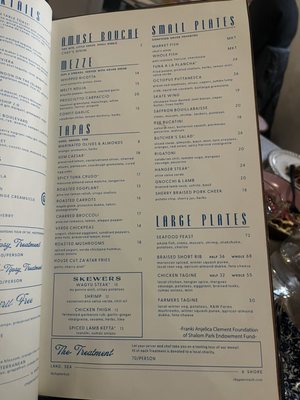 Menu photo 6 Chapter 6 Charlotte, NC
