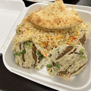 Falafel Corner - Leftovers from falafel plate. - Falafel Near Me - Woodland, California Falafel Corner - Leftovers from falafel plate. - Falafel Near Me - Woodland, California