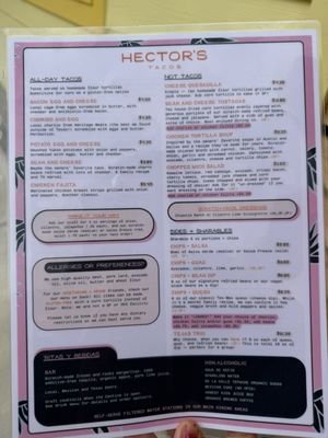 Menu photo 2 Hector's Tacos Olympia, WA