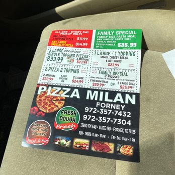 Pizza Milan - Menu - Pizza Near Me - Forney, Texas Pizza Milan - Menu - Pizza Near Me - Forney, Texas