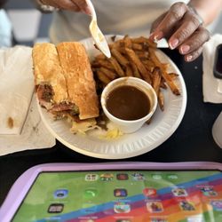 Ray's PeGe - Philly Cheesesteak w/fries and gravy