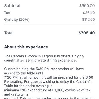 Tarpon Bay Restaurant - OpenTable reservation - Seafood Near Me - Bonita, Florida