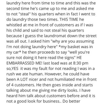 Cole Linen & Laundry - False complaint - Laundromat Near Me - Grover Beach, California