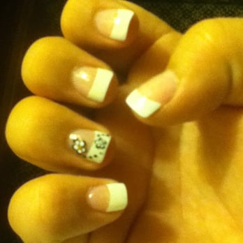 KB Nails - Got the "full set" option with flower deco on both ring fingers for $27 lady was nice and gentle with my hands - Nail Salons Near Me - Sacramento, California KB Nails - Got the "full set" option with flower deco on both ring fingers for $27 lady was nice and gentle with my hands - Nail Salons Near Me - Sacramento, California
