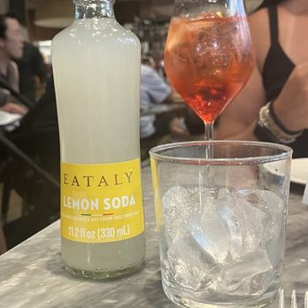 Eataly Boston - lemon soda ( i hate soda but this was amazing ) - Pizza Near Me - Boston, Massachusetts