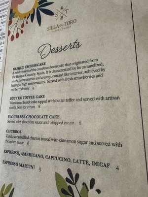 Menu photo 8 Silla Del Toro Atlanta, GA