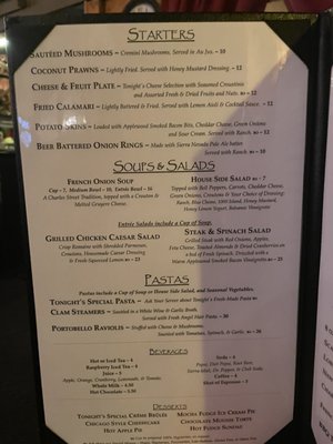 Menu photo 1 Charles Street Dinner House Mariposa, CA