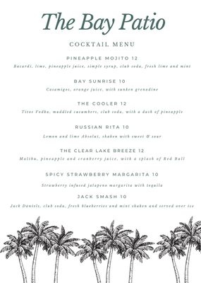 Menu photo 2 The Bay Patio El Lago, TX Menu photo 2 The Bay Patio El Lago, TX