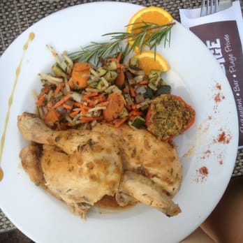 Maobi Plage - 1/2 poulet avec des legumes - Restaurants Near Me - Saint Raphaël, 83