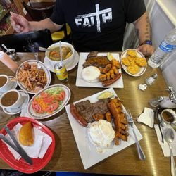 Amazing food Bandeja Paisa is delicious. Definitely worth you spending your $$$$