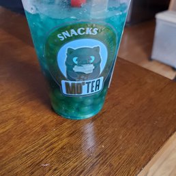 Blue raspberry green tea