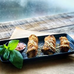Sweet Basil California Eatery - Eggplant Cigars