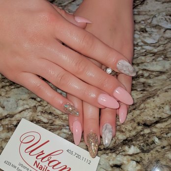 Urbane Nails & Spa - Marble and dip by mandy - Nail Salons Near Me - Oklahoma City, Oklahoma