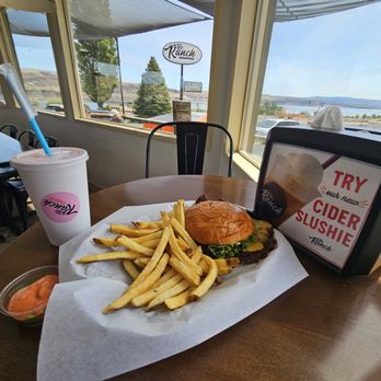 The Ranch - burger combo with a view - Burgers Near Me - Vantage, Washington