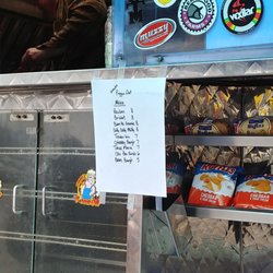 Waabs Piggin Out - Truck window and menu on 3/20/2018.