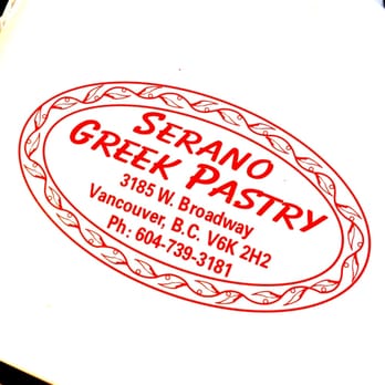 Serano Greek Pastry - Bakeries Near Me - Vancouver, British Columbia