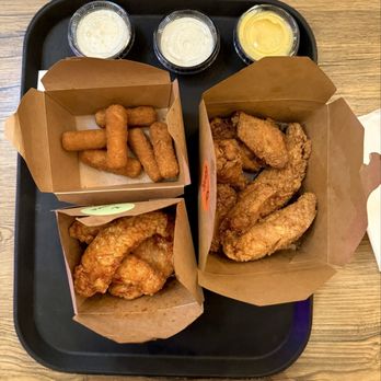 Wing's Korean Chicken - Mozzarella Sticks, Soy Garlic Combo, K Sauce Tenders - Fast Food Near Me - Incline Village, Nevada Wing's Korean Chicken - Mozzarella Sticks, Soy Garlic Combo, K Sauce Tenders - Fast Food Near Me - Incline Village, Nevada