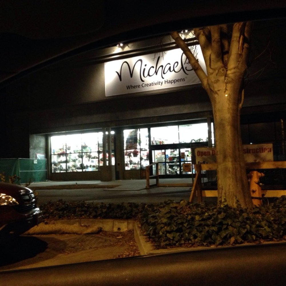 Michaels - View in the evening - Arts & Crafts Near Me - Cupertino, California Michaels - View in the evening - Arts & Crafts Near Me - Cupertino, California