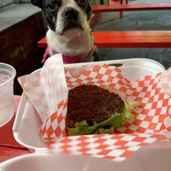 Little Matt's - Birthday Burger Patty!!! - Burgers Near Me - Houston, Texas