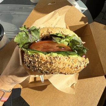 1 Oz Coffee - Veggie Bagel - Coffee & Tea Near Me - Huntington Beach, California