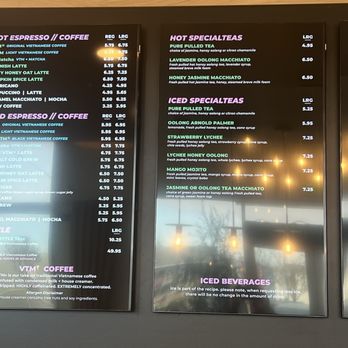 Blk Dot Coffee - Menu - Coffee & Tea Near Me - Fountain Valley, California
