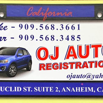 Oj's Automotive Registration Services - Registration Services Near Me - Anaheim, California Oj's Automotive Registration Services - Registration Services Near Me - Anaheim, California