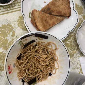 Shanghai 21 - D17. Scallion Pancakes and D24. Old Style Lo Mein with Scallion Sauce - Shanghainese Near Me - New York, New York Shanghai 21 - D17. Scallion Pancakes and D24. Old Style Lo Mein with Scallion Sauce - Shanghainese Near Me - New York, New York