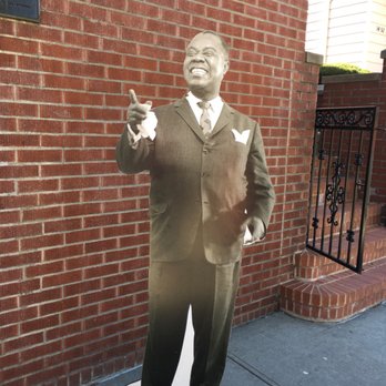Louis Armstrong House Museum - Louis Armstrong life size cut out - Museums Near Me - Corona, New York Louis Armstrong House Museum - Louis Armstrong life size cut out - Museums Near Me - Corona, New York