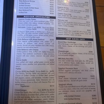 Captain Tony's - Menu - Seafood Near Me - Cabo San Lucas, BCS Captain Tony's - Menu - Seafood Near Me - Cabo San Lucas, BCS