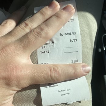 BJ Donuts & Kolaches - Over charged receipt - Donuts Near Me - Crowley, Texas