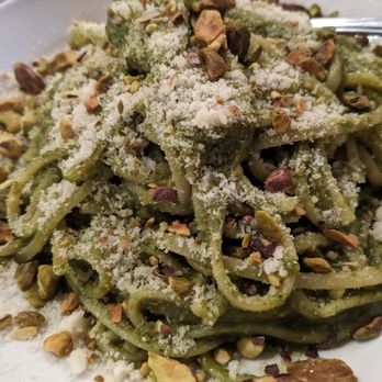 Uliveto - Pesto pistachio pasta - Mediterranean Near Me - Richmond, Virginia Uliveto - Pesto pistachio pasta - Mediterranean Near Me - Richmond, Virginia