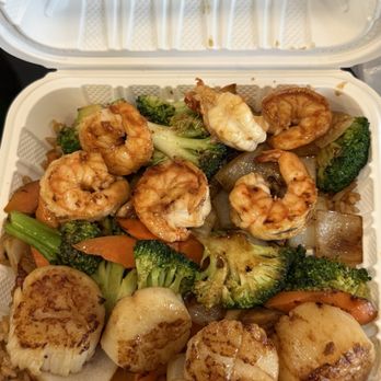Osaka Sushi & Hibachi - Shrimp & Scallop Teriyaki - Japanese Near Me - Hampton, Georgia Osaka Sushi & Hibachi - Shrimp & Scallop Teriyaki - Japanese Near Me - Hampton, Georgia