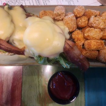 What's Crackin Cafe - Mistake order where plate smothered in Hollandaise - my friend got to take it home. Thanks nice waiter! - Breakfast & Brunch Near Me - Mesa, Arizona What's Crackin Cafe - Mistake order where plate smothered in Hollandaise - my friend got to take it home. Thanks nice waiter! - Breakfast & Brunch Near Me - Mesa, Arizona